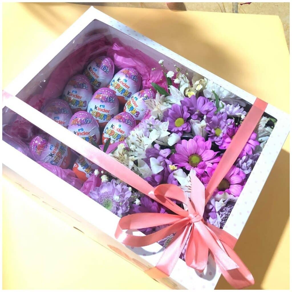 Идея для подарка: Ромашки / Букет Микки / Цветы с киндер сладостями / Подарок девочке