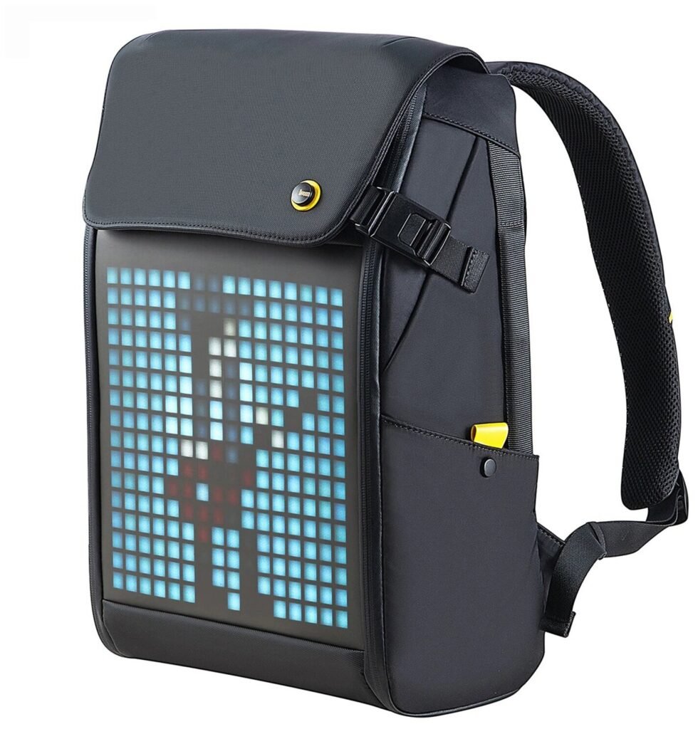 Идея для подарка: Рюкзак с экраном SMARTIX LED 4S PLUS розовый (Power Bank в комплекте)