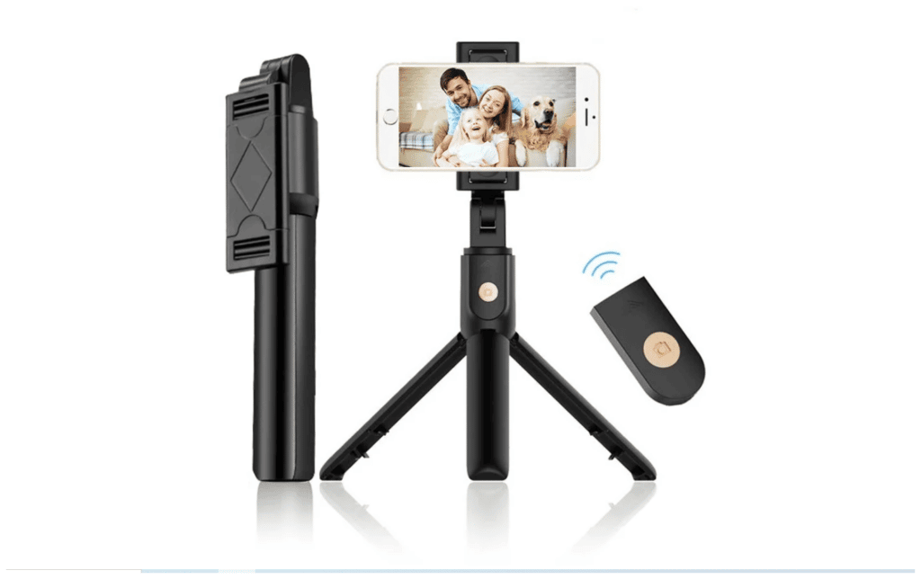 Идея для подарка: Selfie Stick/ Селфи палка для смартфона Монопод трипод 07 с Bluetooth пультом Штатив Трипод для телефона Тренога