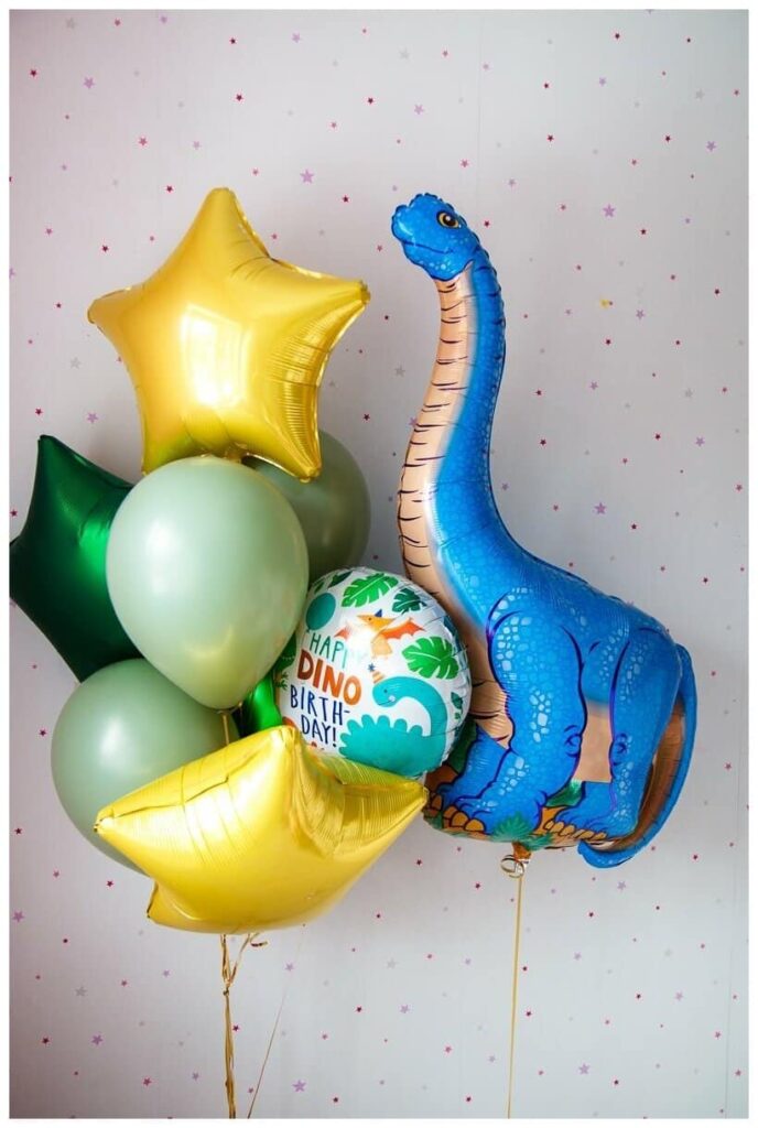 Идея для подарка: Связка шаров «Бронтозавр»