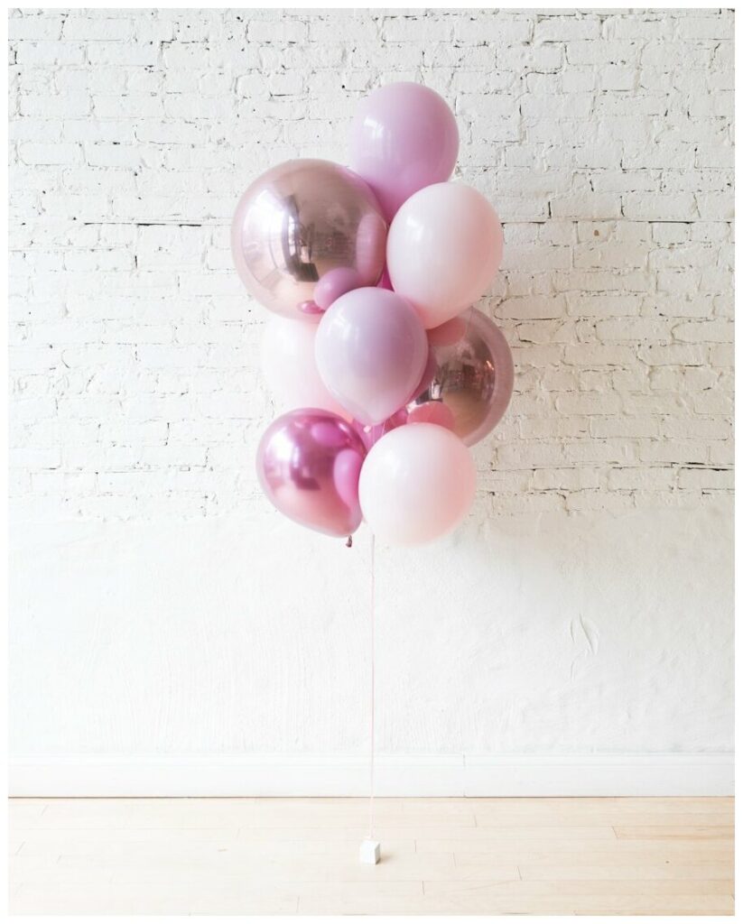 Идея для подарка: Связка воздушных шаров «Сферы Pink»