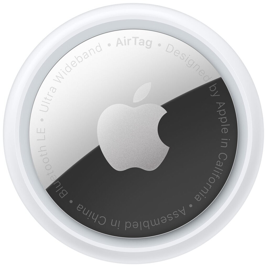 Идея для подарка: Трекер Apple AirTag для модели iPhone и iPod touch с iOS 14.5 или новее модели iPad с iPadOS 14.5 или новее белый/серебристый 1 шт.
