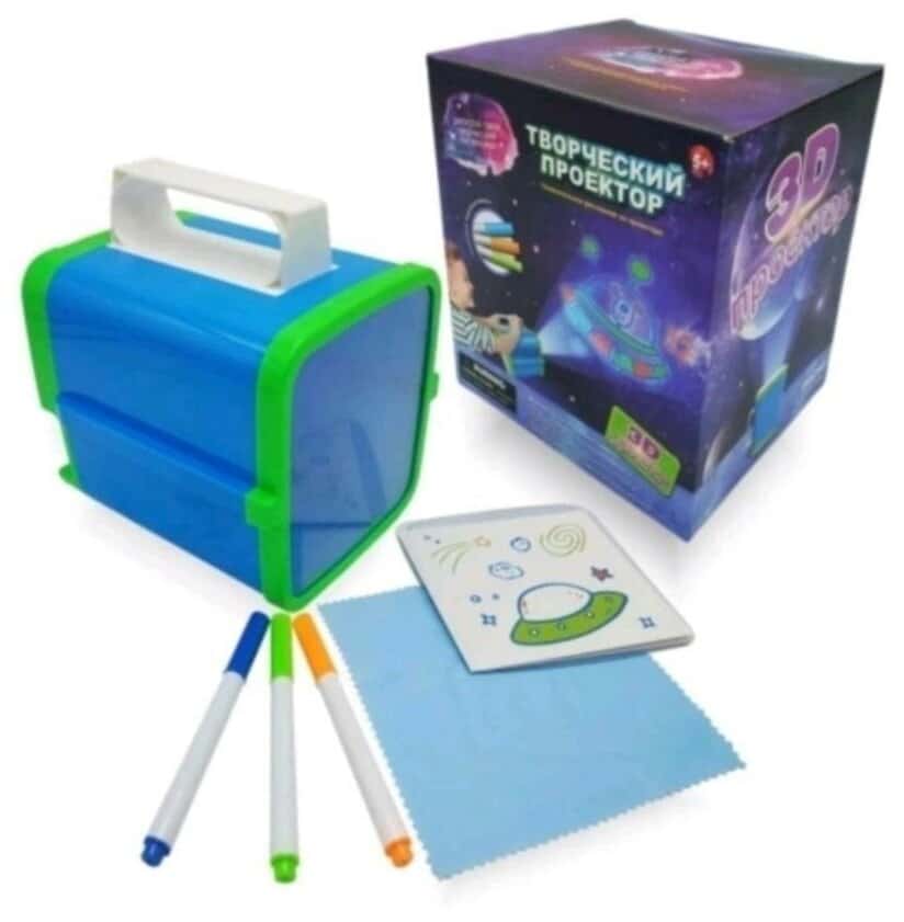 Идея для подарка: Творческий 3d проектор для рисования, развивающие игрушки от 3 лет, планшет для рисования детский, рисуй и проецируй