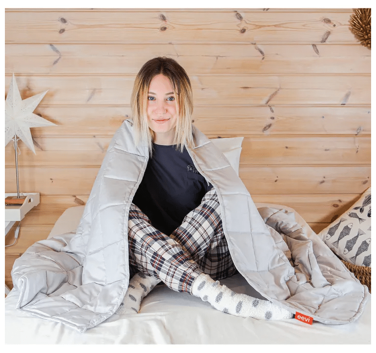Идея для подарка: Утяжеленное финское одеяло eevi calm (7кг) 1,5 спальное