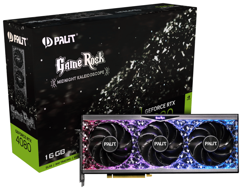 Идея для подарка: Видеокарта Palit GeForce RTX 4080 GameRock 16GB (NED4080019T2-1030G), Retail