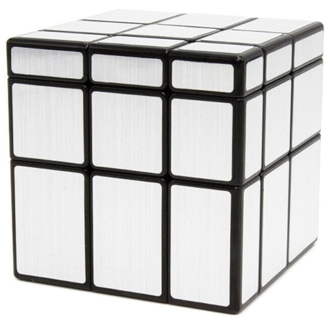 Идея для подарка: Зеркальный кубик Рубика QiYi MoFangGe Mirror Blocks Черно-серебряный