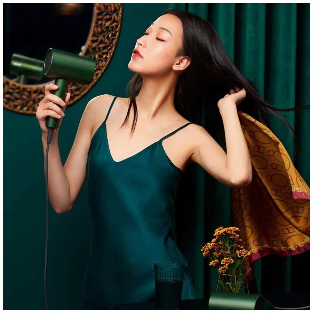 Идея для подарка женщине: Фен Xiaomi Showsee Hair Dryer A5, зеленый