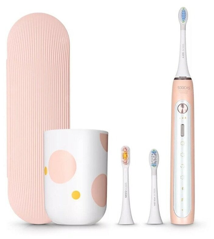 Идея для подарка: звуковая зубная щетка Xiaomi Soocas X5, RU, розовый
